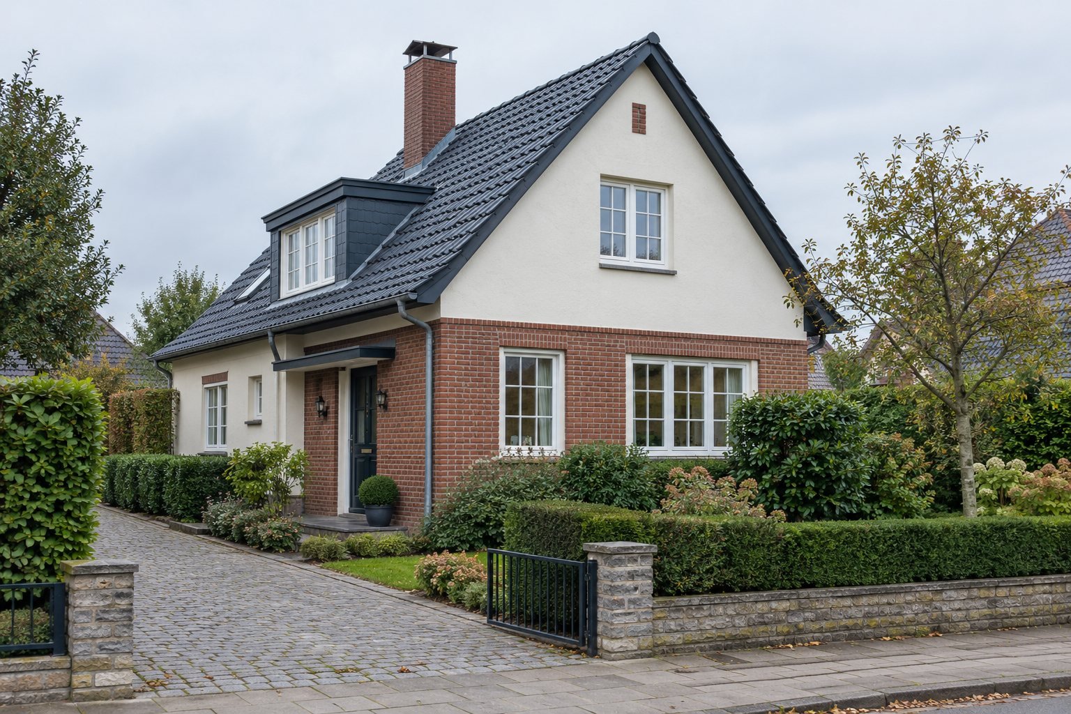 Wohngebäude als Teil eines betreuten Gebäudebestands